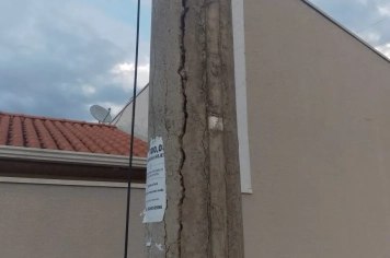 Foto - Pedido de Providência nº 15/2025 - Troca de Postes na Rua Anésio Justino