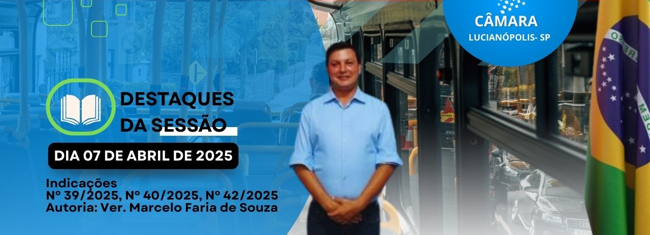 Vereador apresenta propostas para transporte, saúde e valorização profissional