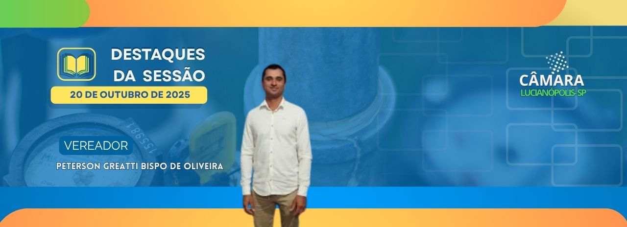 Vereador Peterson leva à Câmara reivindicações da população