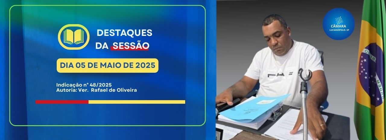 Vereador Rafael Oliveira de Almeida solicitou a reforma do calçamento e a instalação de lixeiras