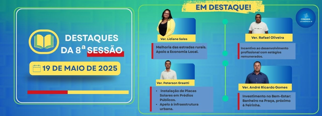 Destaques da 8° Sessão: Ênfase nos Temas Centrais Discutidos e Aprovados