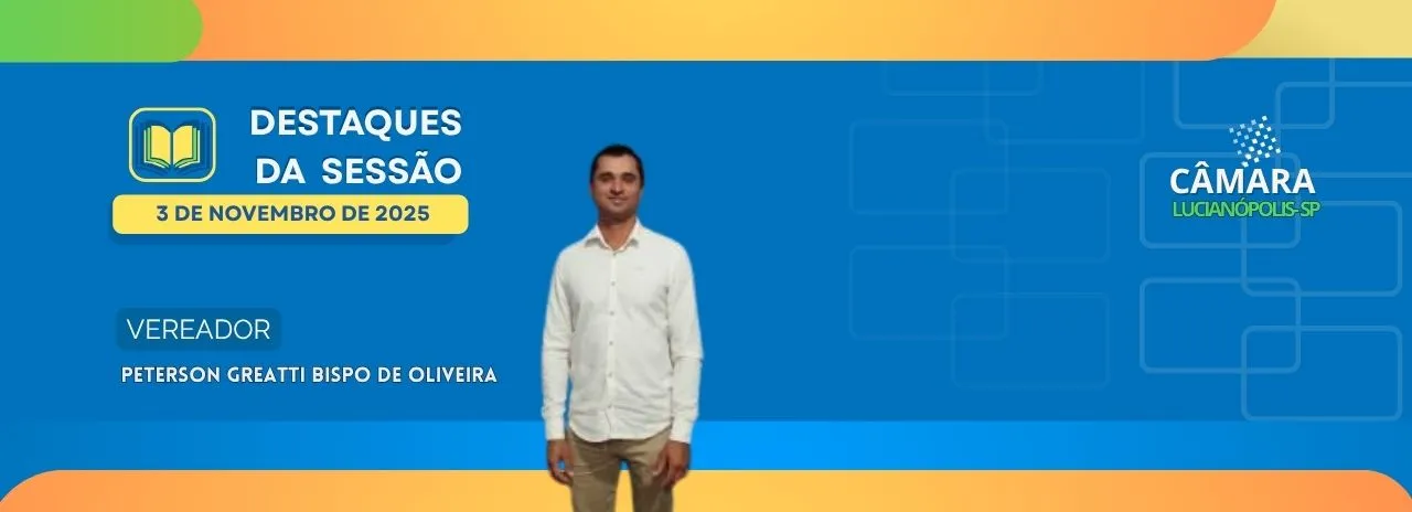 Vereador Peterson destaca demandas por manutenção de parques, nova área de lazer e criação de distrito industrial