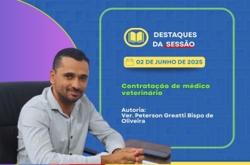 Vereador Peterson Greatti propõe contratação de médico veterinário para atender zona rural e animais de rua em Lucianópolis