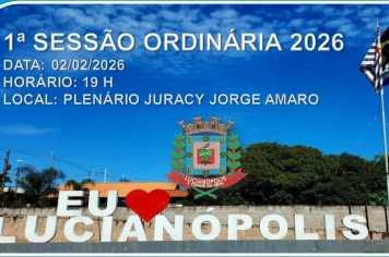 1ª Sessão Ordinária de 2026, a realizar-se no dia 02/02/2026