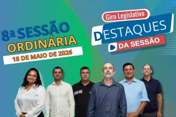 Cobranças ao Executivo e infraestrutura marcam a 8ª Sessão Ordinária em Lucianópolis