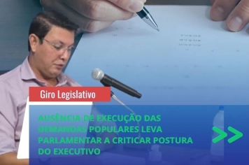 Cobrança na tribuna: Marcelo Faria de Souza critica morosidade da Prefeitura e pede respostas para mais de 90 indicações travadas