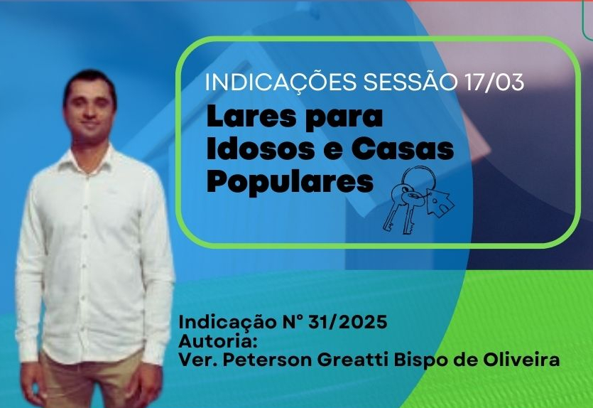 Peterson Greatti Bispo de Oliveira apresenta propostas sociais para amparar idosos e famílias de baixa renda